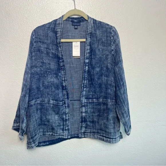 Pure Jill Double-Cloth Indigo Jacket Size Small NWT - Picture 5 of 13